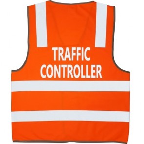 BH Wear HV Day Night Safety Vest Pre - Printed Reflective Traffic Controller