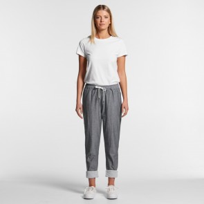 AS Colour WO's Madison Pants - Steel Model Front