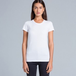 AS Colour Women's Wafer Tee - White Model Front