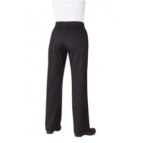 Chef Works Women's Black Essential Baggy Chef Pants
