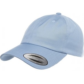 Yupoong Low Profile Cotton Twill Dad Hat - Light Blue Front