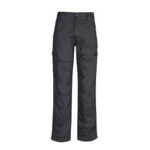 ZW001 Mens Drill Cargo Pant Charcoal Front